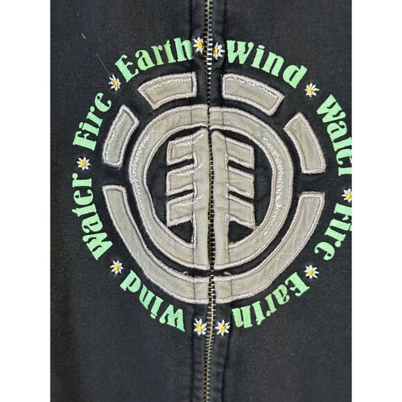 Vintage Y2K Element Embroidered Jacket Hippie Grunge Women's Large Full Zip - Picture 3 of 5